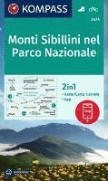 bokomslag KOMPASS Wanderkarte 2474 Monti Sibillini nel Parco Nazionale 1:50.000