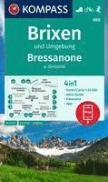 bokomslag KOMPASS Wanderkarte 050 Brixen und Umgebung / Bressanone e dintorni 1:25.000