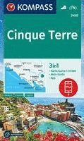 bokomslag KOMPASS Wanderkarte 2450 Cinque Terre 1:35.000