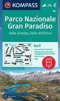 bokomslag KOMPASS Wanderkarte 86 Parco Nazionale Gran Paradiso, Valle d'Aosta, Valle dell'Orco 1:50.000