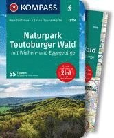 bokomslag KOMPASS Wanderführer Naturpark Teutoburger Wald mit Wiehen- und Eggegebirge, 55 Touren mit Extra-Tourenkarte