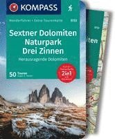 bokomslag KOMPASS Wanderführer Sextner Dolomiten, Naturpark Drei Zinnen - Herausragende Dolomiten, 50 Touren mit Extra-Tourenkarte