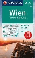 bokomslag KOMPASS Wanderkarten-Set 205 Wien und Umgebung (2 Karten) 1:50.000