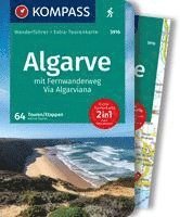 bokomslag KOMPASS Wanderführer Algarve mit Fernwanderweg Via Algarviana, 64 Touren / Etappen mit Extra-Tourenkarte