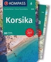 bokomslag KOMPASS Wanderführer Korsika, 80 Touren mit Extra-Tourenkarte