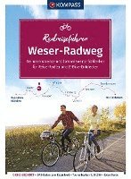 bokomslag KOMPASS Radreiseführer Weser-Radweg