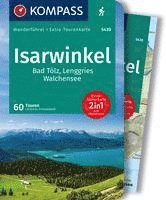 bokomslag KOMPASS Wanderführer Isarwinkel, Bad Tölz, Lenggries, Walchensee, 60 Touren mit Extra-Tourenkarte