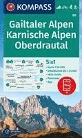 KOMPASS Wanderkarte 60 Gailtaler Alpen, Karnische Alpen, Oberdrautal 1:50.000 1