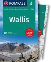 bokomslag KOMPASS Wanderführer Wallis, 80 Touren mit Extra-Tourenkarte