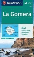 bokomslag KOMPASS Wanderkarte 231 La Gomera 1:30.000
