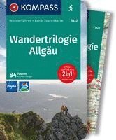 bokomslag KOMPASS Wanderführer Wandertrilogie Allgäu, 84 Touren mit Extra-Tourenkarte