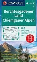 bokomslag KOMPASS Wanderkarte 14 Berchtesgadener Land, Chiemgauer Alpen 1:50.000