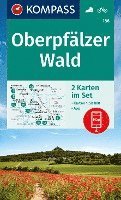 bokomslag KOMPASS Wanderkarten-Set 186 Oberpfälzer Wald (2 Karten) 1:50.000