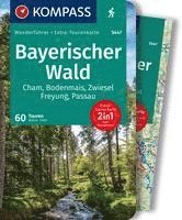 bokomslag KOMPASS Wanderführer Bayerischer Wald, Cham, Bodenmais, Zwiesel, Freyung, Passau, 60 Touren mit Extra-Tourenkarte