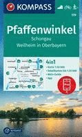 bokomslag KOMPASS Wanderkarte 179 Pfaffenwinkel, Schongau, Weilheim i. OB 1:50.000