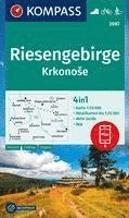 bokomslag KOMPASS Wanderkarte 2087 Riesengebirge, Krkonose 1:50.000