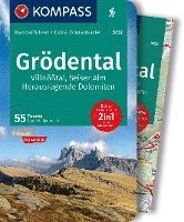 bokomslag KOMPASS Wanderführer Grödental, Villnößtal, Seiser Alm, Herausragende Dolomiten, 55 Touren mit Extra-Tourenkarte