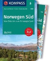 bokomslag Norwegen Süd: Oslo - Geirangerfjord wanderführer + Tourkarte