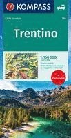 bokomslag KOMPASS Autokarte Trentino 1:150.000