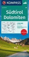 bokomslag KOMPASS Autokarte Südtirol, Dolomiten 1:150.000