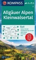 KOMPASS Wanderkarte 3 Allgäuer Alpen, Kleinwalsertal 1:50.000 1