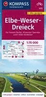 bokomslag KOMPASS Fahrradkarte 3313 Elbe-Weser-Dreieck 1:70.000