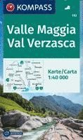 bokomslag KOMPASS Wanderkarte 110 Valle Maggia, Val Verzasca 1:40.000