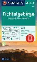 bokomslag KOMPASS Wanderkarte 191 Fichtelgebirge, Bayreuth, Marktredwitz 1:50.000