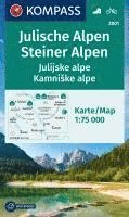 KOMPASS Wanderkarte 2801 Julische Alpen/Julijske alpe, Steiner Alpen/Kamniske alpe 1:75.000 1