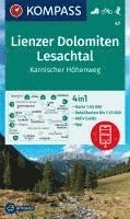 bokomslag KOMPASS Wanderkarte 47 Lienzer Dolomiten, Lesachtal, Karnischer Höhenweg 1:50.000