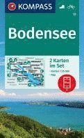 bokomslag KOMPASS Wanderkarten-Set 11 Bodensee (2 Karten) 1:35.000