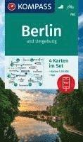 bokomslag KOMPASS Wanderkarten-Set 700 Berlin und Umgebung (4 Karten) 1:50.000