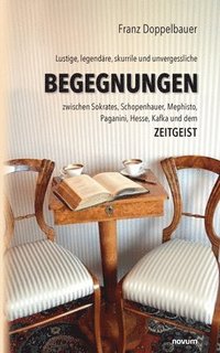 bokomslag Lustige, legendare, skurrile und unvergessliche BEGEGNUNGEN zwischen Sokrates, Schopenhauer, Mephisto, Paganini, Hesse, Kafka und dem Zeitgeist