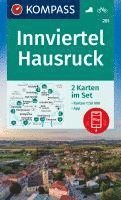 bokomslag KOMPASS Wanderkarten-Set 201 Innviertel, Hausruck (2 Karten) 1:50.000
