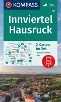 KOMPASS Wanderkarten-Set 201 Innviertel, Hausruck (2 Karten) 1:50.000 1