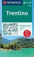 bokomslag KOMPASS Wanderkarten-Set 683 Trentino (3 Karten) 1:50.000