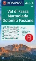 bokomslag Val di Fassa / Marmolada / Dolomiti Fassane