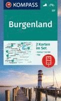 bokomslag KOMPASS Wanderkarten-Set 227 Burgenland (2 Karten) 1:50.000