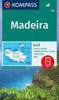 bokomslag KOMPASS Wanderkarte 234 Madeira 1:50.000