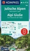 bokomslag KOMPASS Wanderkarte 064 Julische Alpen, Nationalpark Triglav / Alpi Giulie 1:25.000