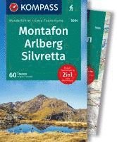 bokomslag KOMPASS Wanderführer Montafon, Arlberg, Silvretta, 60 Touren mit Extra-Tourenkarte