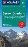 bokomslag KOMPASS Wanderführer Berner Oberland, 70 Touren mit Extra-Tourenkarte