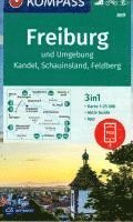 bokomslag KOMPASS Wanderkarte 889 Freiburg und Umgebung, Kandel, Schauinsland, Feldberg 1:25.000