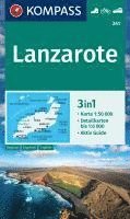 bokomslag KOMPASS Wanderkarte 241 Lanzarote 1:50.000