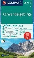 bokomslag KOMPASS Wanderkarte 26 Karwendelgebirge 1:50.000