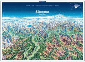 bokomslag KOMPASS Panorama-Poster Südtirol, Alto Adige