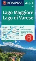 KOMPASS Wanderkarte 90 Lago Maggiore, Lago di Varese 1:50.000 1