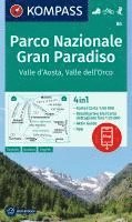 bokomslag KOMPASS Wanderkarte 86 Parco Nazionale Gran Paradiso, Valle d'Aosta, Valle dell'Orco 1:50.000