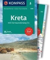 bokomslag KOMPASS Wanderführer Kreta mit Weitwanderweg E4, 75 Touren mit Extra-Tourenkarte