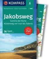 bokomslag KOMPASS Wanderführer Jakobsweg Camino del Norte, 36 Etappen mit Extra-Tourenkarte